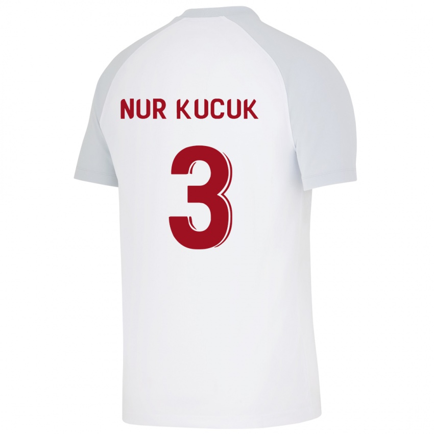 Niño Camiseta Rabia Nur Küçük #3 Blanco 2ª Equipación 2023/24 La Camisa Perú