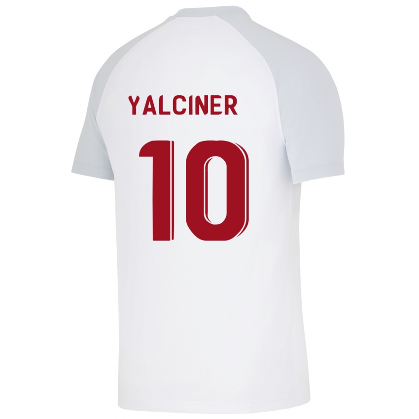 Niño Camiseta İsmigül Yalçıner #10 Blanco 2ª Equipación 2023/24 La Camisa Perú