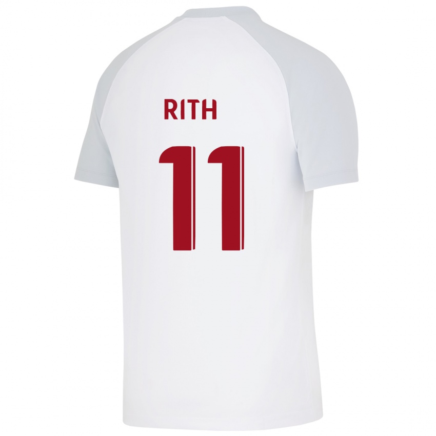 Niño Camiseta Monique Rith #11 Blanco 2ª Equipación 2023/24 La Camisa Perú