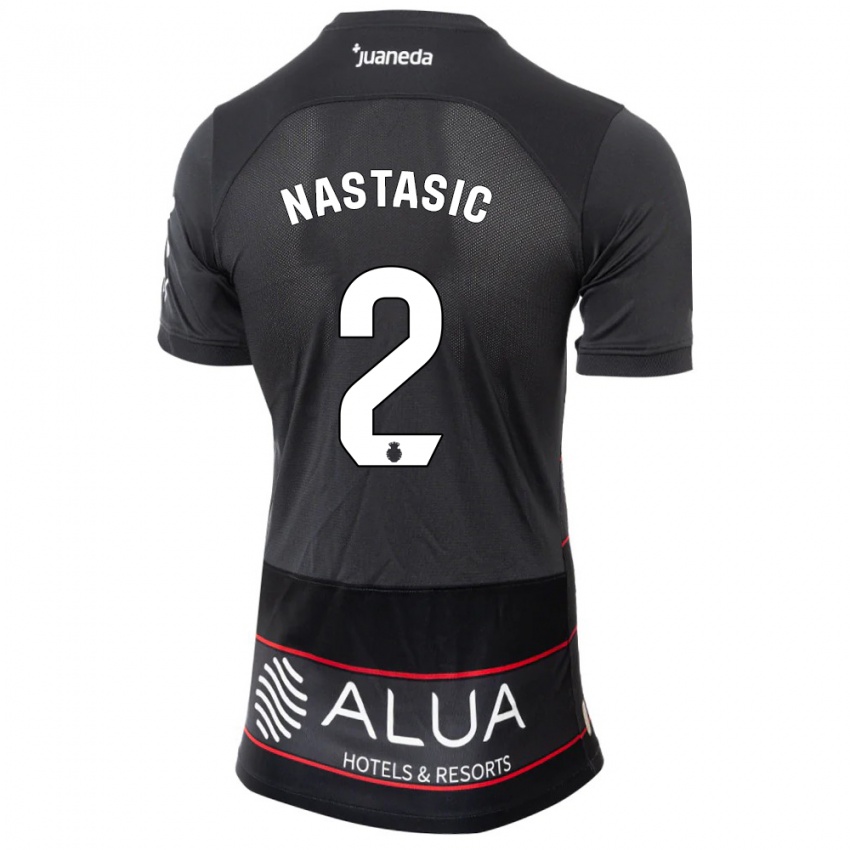 Niño Camiseta Matija Nastasic #2 Negro 2ª Equipación 2023/24 La Camisa Perú