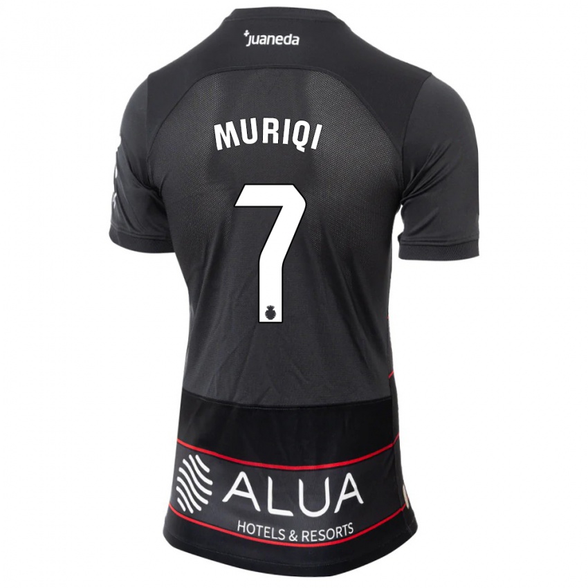 Niño Camiseta Vedat Muriqi #7 Negro 2ª Equipación 2023/24 La Camisa Perú