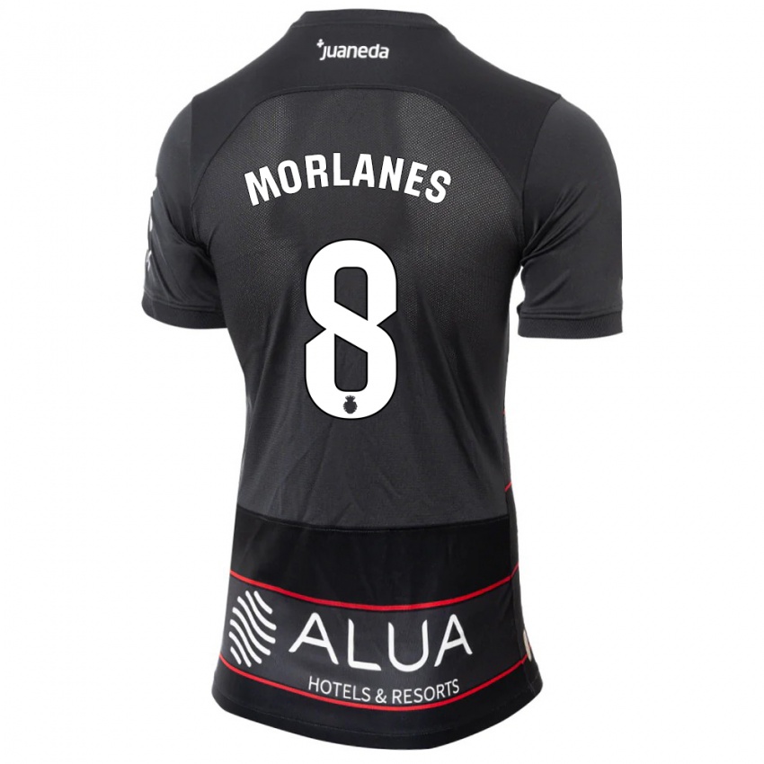 Niño Camiseta Manu Morlanes #8 Negro 2ª Equipación 2023/24 La Camisa Perú