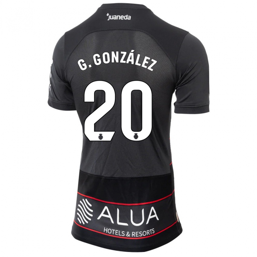 Niño Camiseta Giovanni González #20 Negro 2ª Equipación 2023/24 La Camisa Perú