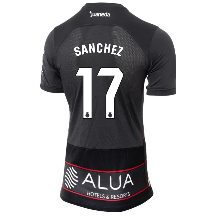 Niño Camiseta Avelino Sánchez #17 Negro 2ª Equipación 2023/24 La Camisa Perú