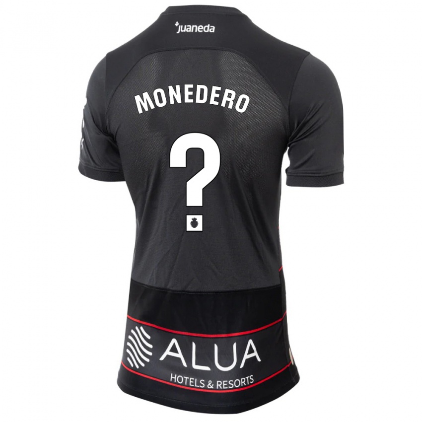 Niño Camiseta Marc Monedero #0 Negro 2ª Equipación 2023/24 La Camisa Perú