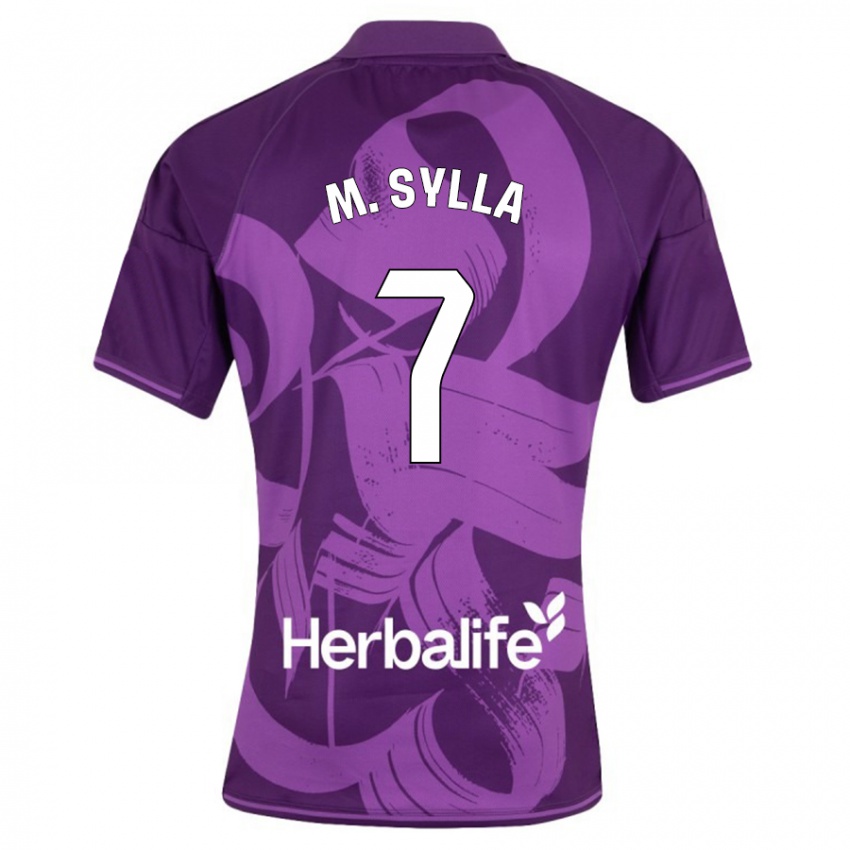 Niño Camiseta Mamadou Sylla #7 Violeta 2ª Equipación 2023/24 La Camisa Perú