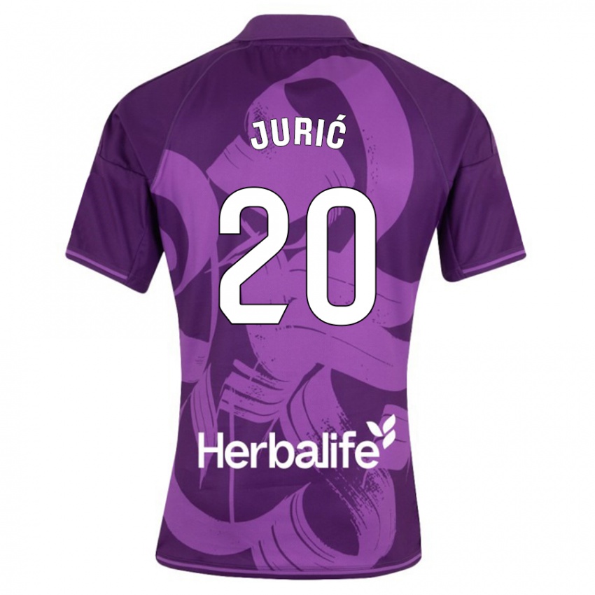 Niño Camiseta Stanko Juric #20 Violeta 2ª Equipación 2023/24 La Camisa Perú