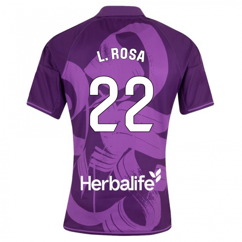 Niño Camiseta Lucas Rosa #22 Violeta 2ª Equipación 2023/24 La Camisa Perú