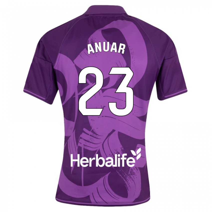 Niño Camiseta Anuar #23 Violeta 2ª Equipación 2023/24 La Camisa Perú