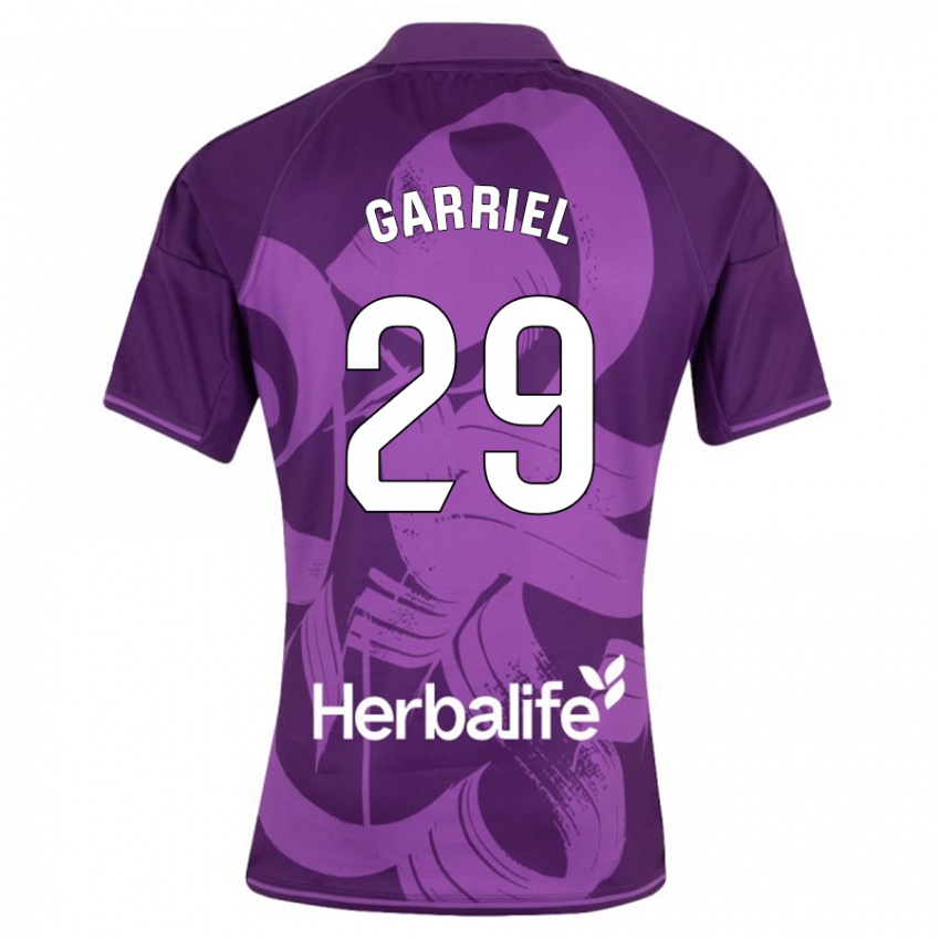 Niño Camiseta Iván Garriel #29 Violeta 2ª Equipación 2023/24 La Camisa Perú