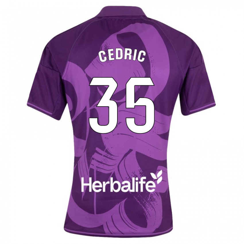 Niño Camiseta Iván Cédric #35 Violeta 2ª Equipación 2023/24 La Camisa Perú