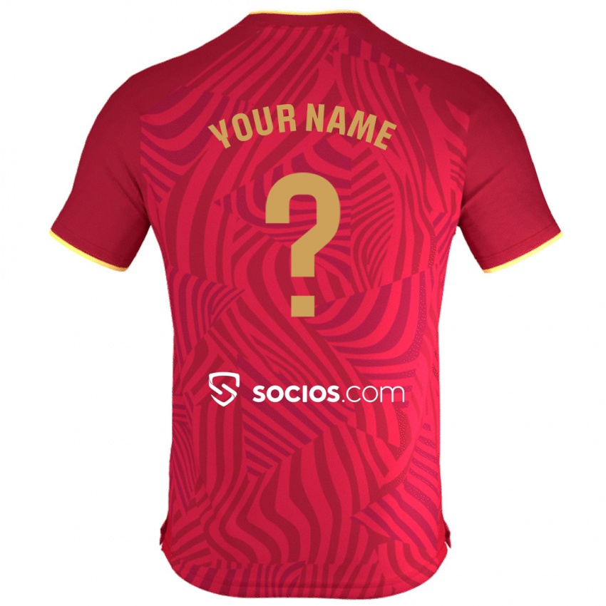 Niño Camiseta Su Nombre #0 Rojo 2ª Equipación 2023/24 La Camisa Perú