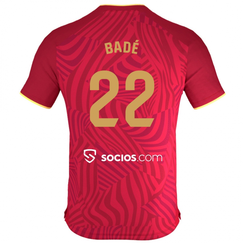 Niño Camiseta Loïc Badé #22 Rojo 2ª Equipación 2023/24 La Camisa Perú