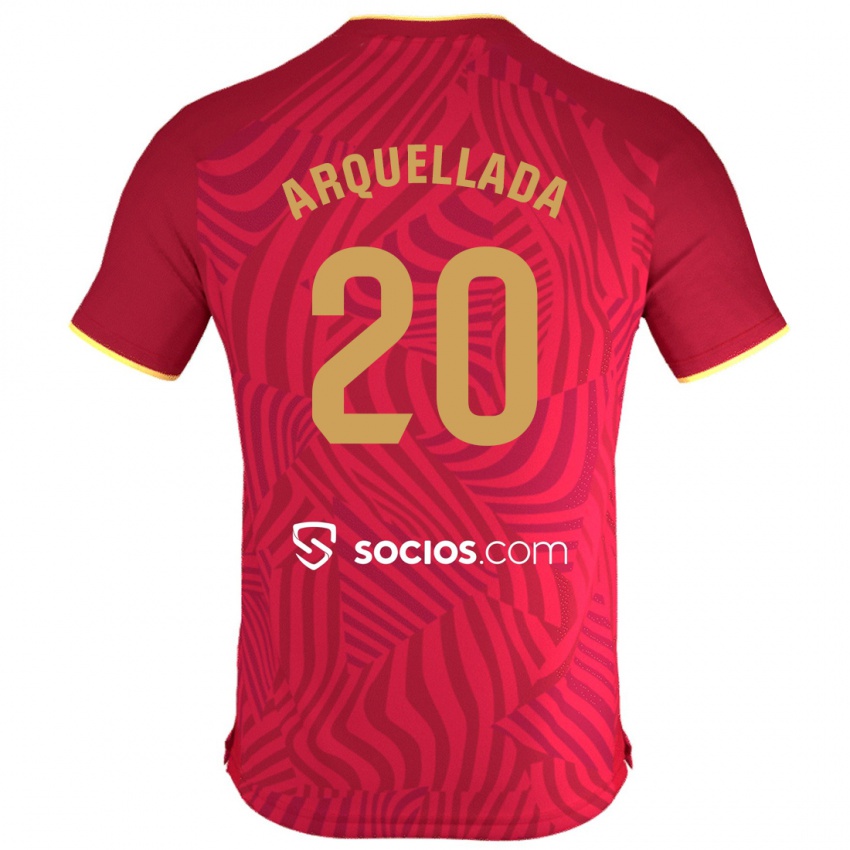 Niño Camiseta Álvaro Arquellada #20 Rojo 2ª Equipación 2023/24 La Camisa Perú