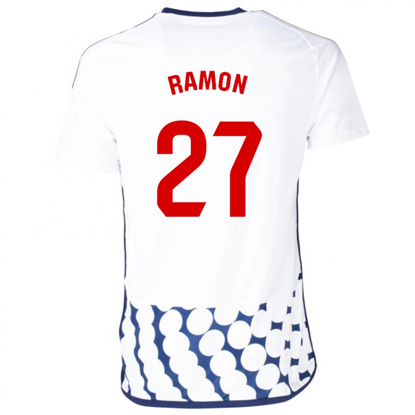 Niño Camiseta Pablo Ramón #27 Blanco 2ª Equipación 2023/24 La Camisa Perú