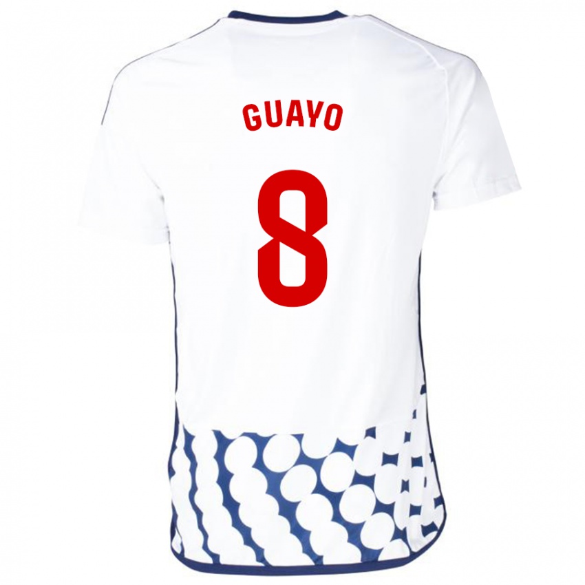 Niño Camiseta Guayo #8 Blanco 2ª Equipación 2023/24 La Camisa Perú