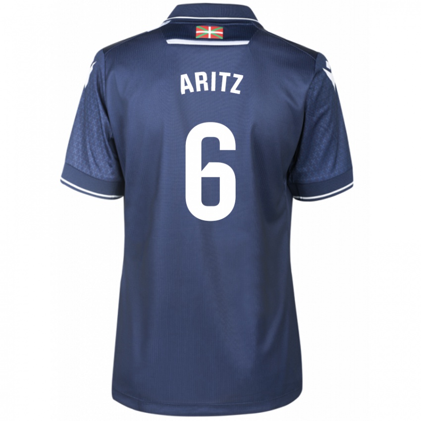 Niño Camiseta Aritz Elustondo #6 Armada 2ª Equipación 2023/24 La Camisa Perú
