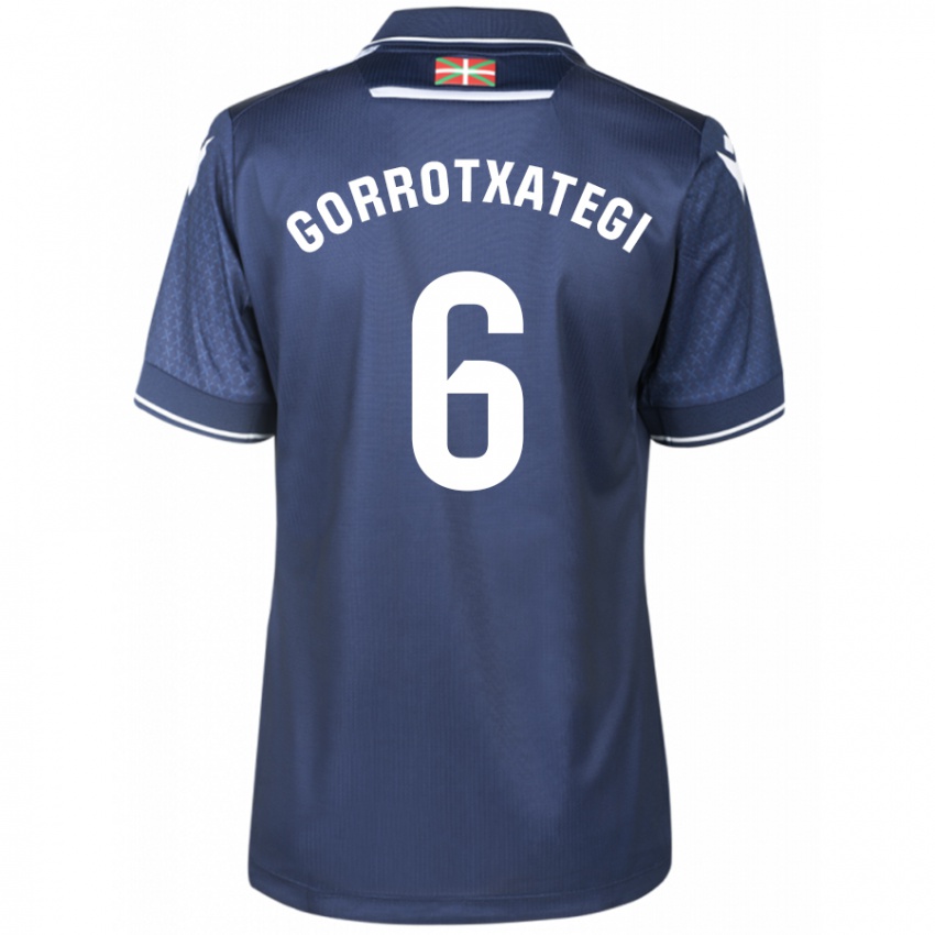 Niño Camiseta Jon Gorrotxategi #6 Armada 2ª Equipación 2023/24 La Camisa Perú