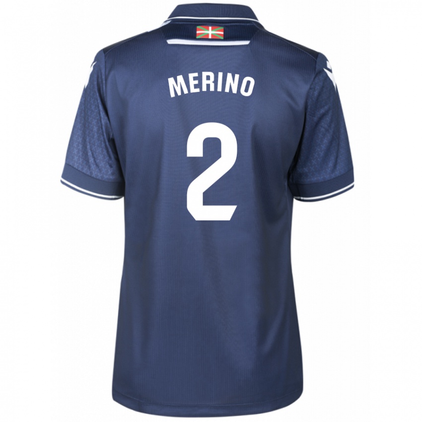 Niño Camiseta Jon Merino #2 Armada 2ª Equipación 2023/24 La Camisa Perú