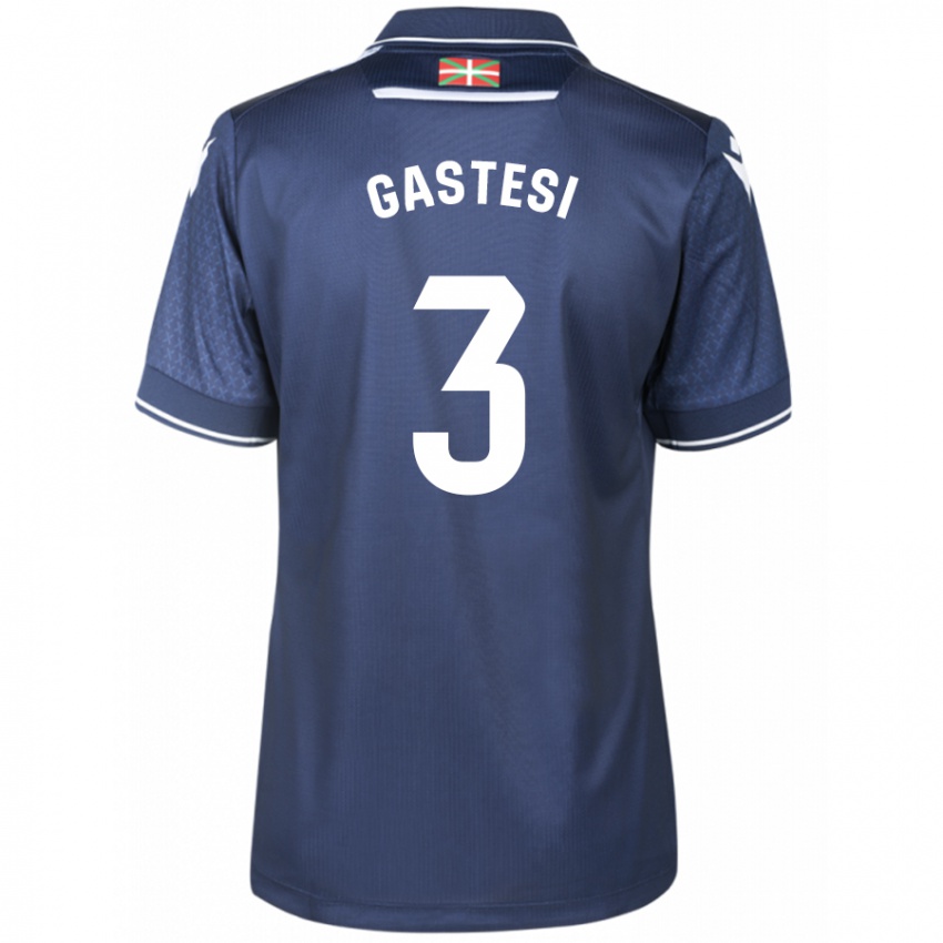 Niño Camiseta Gorka Gastesi #3 Armada 2ª Equipación 2023/24 La Camisa Perú