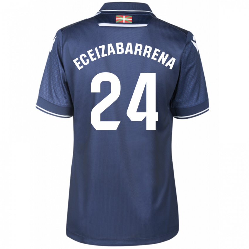 Niño Camiseta Jon Eceizabarrena #24 Armada 2ª Equipación 2023/24 La Camisa Perú