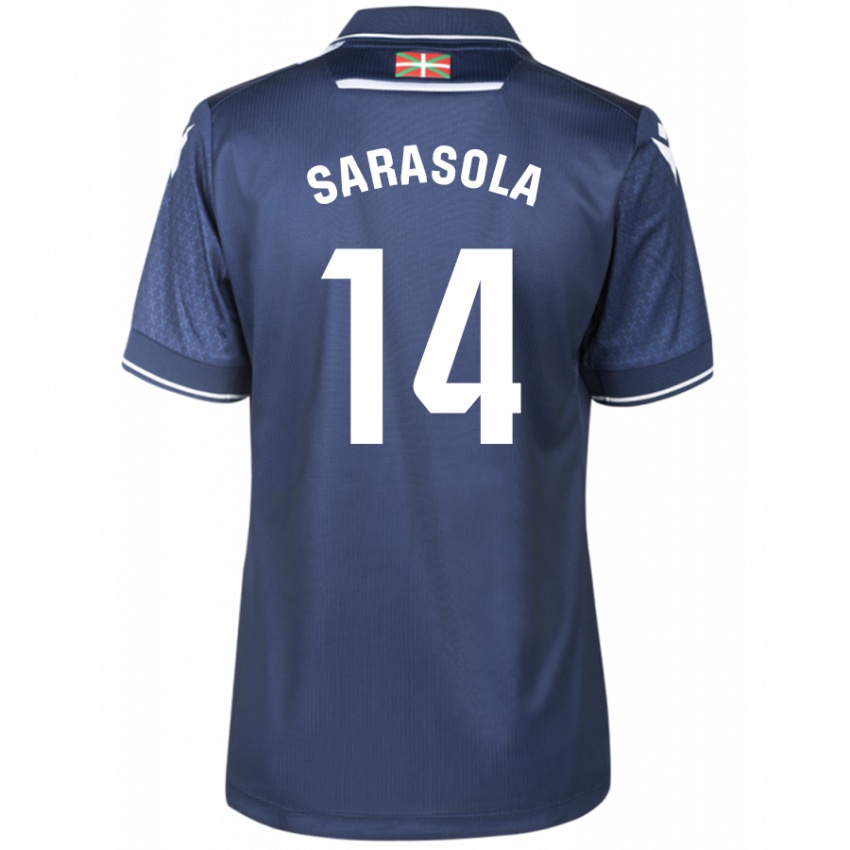 Niño Camiseta Izarne Sarasola Beain #14 Armada 2ª Equipación 2023/24 La Camisa Perú