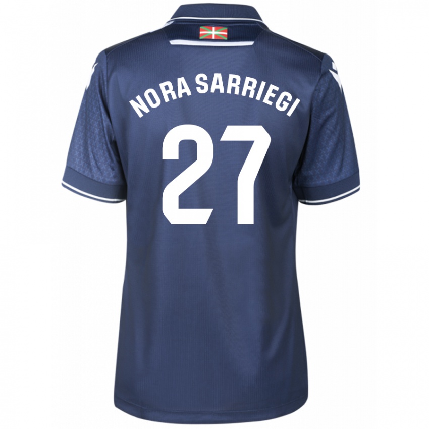 Niño Camiseta Nora Sarriegi Galdos #27 Armada 2ª Equipación 2023/24 La Camisa Perú