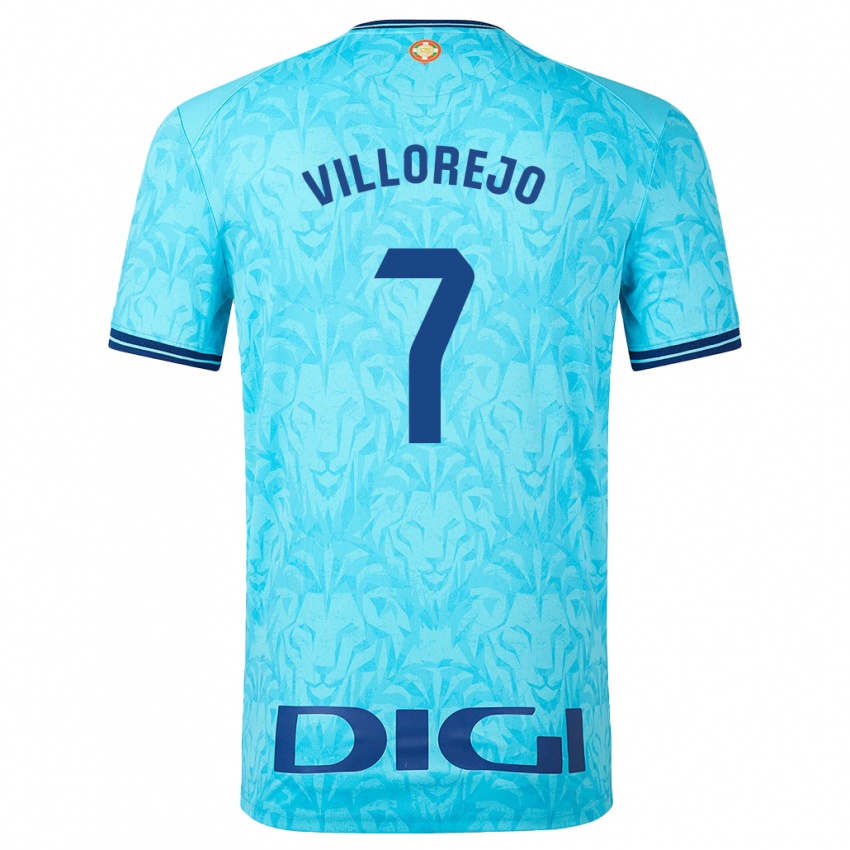 Niño Camiseta Ardaitz Villorejo #7 Cielo Azul 2ª Equipación 2023/24 La Camisa Perú