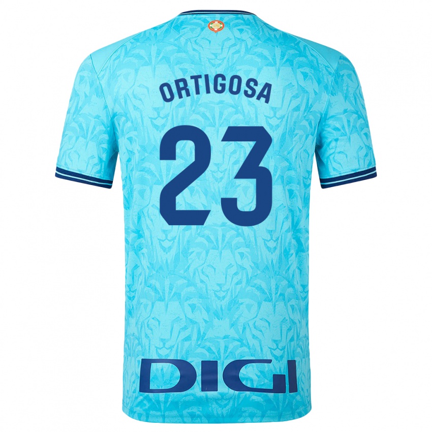 Niño Camiseta Aritz Ortigosa #23 Cielo Azul 2ª Equipación 2023/24 La Camisa Perú