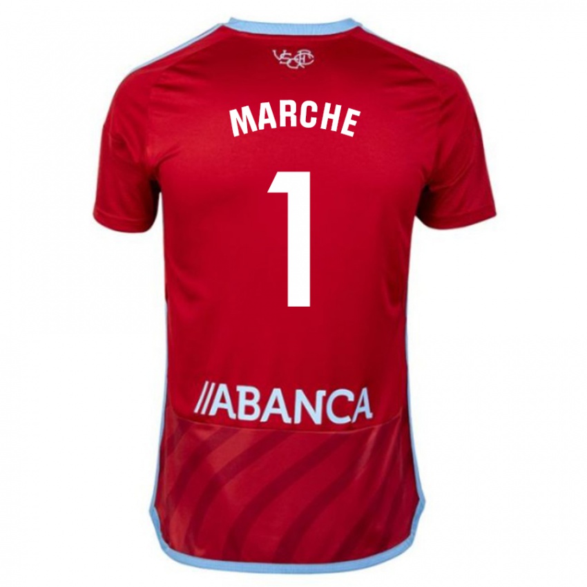 Niño Camiseta Agustin Marchesin #1 Rojo 2ª Equipación 2023/24 La Camisa Perú