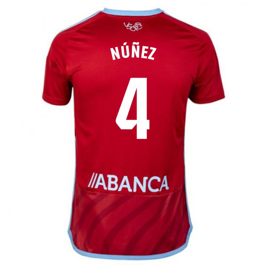 Niño Camiseta Unai Núñez #4 Rojo 2ª Equipación 2023/24 La Camisa Perú