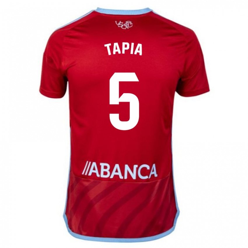 Niño Camiseta Renato Tapia #5 Rojo 2ª Equipación 2023/24 La Camisa Perú