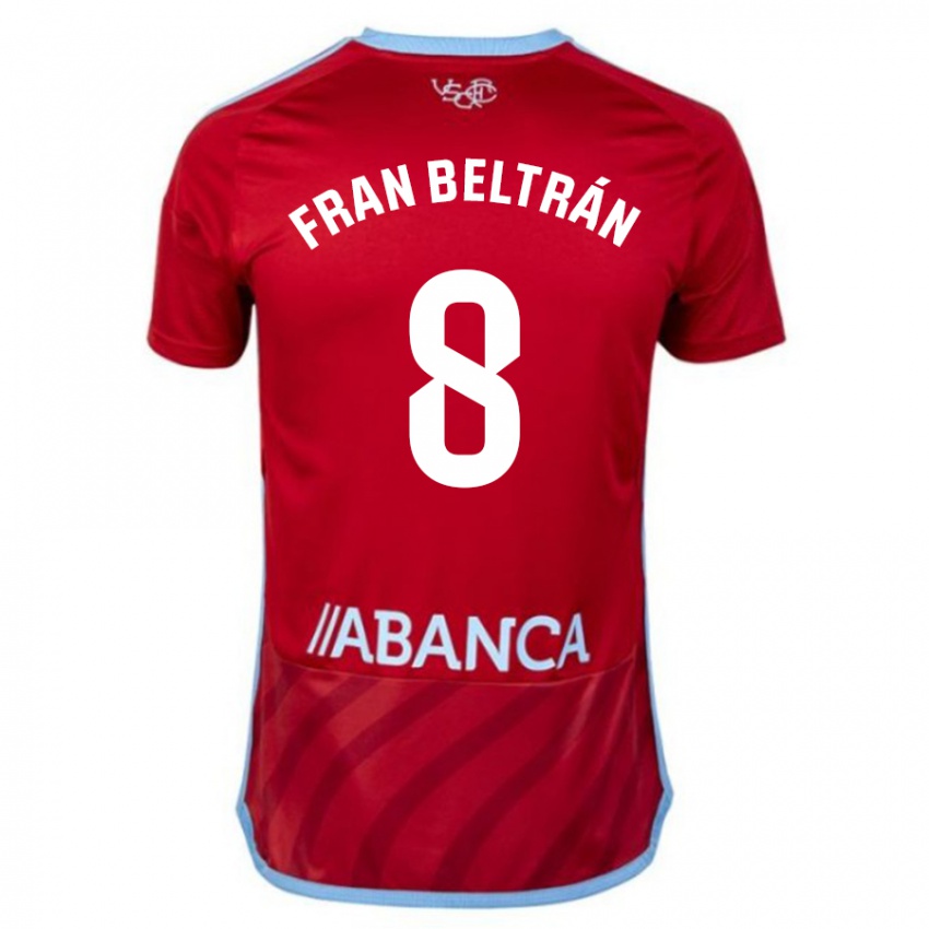 Niño Camiseta Fran Beltrán #8 Rojo 2ª Equipación 2023/24 La Camisa Perú