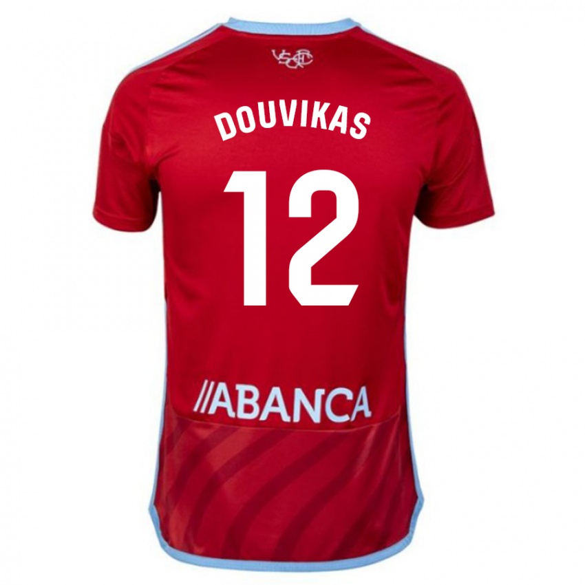Niño Camiseta Anastasios Douvikas #12 Rojo 2ª Equipación 2023/24 La Camisa Perú