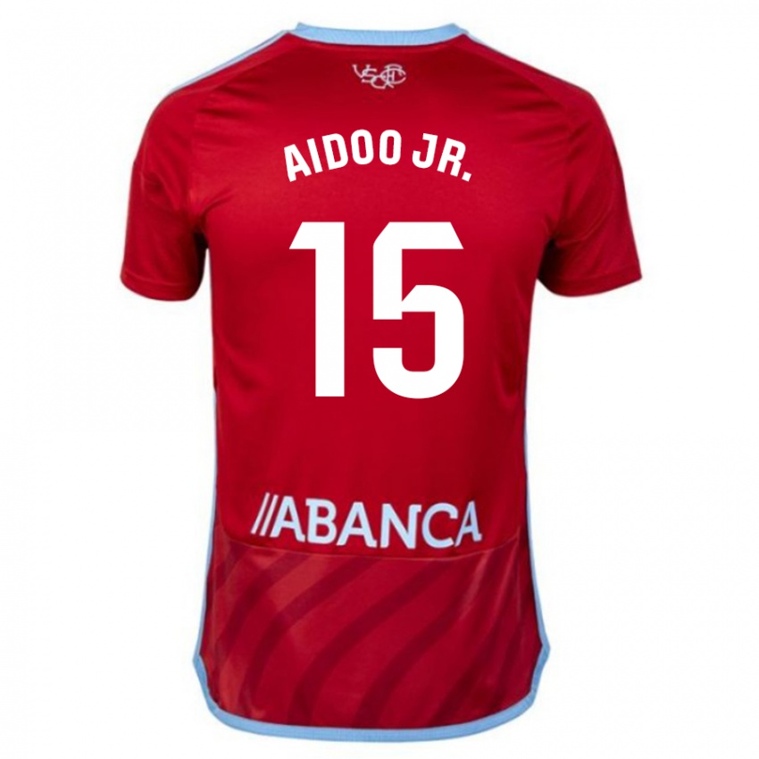 Niño Camiseta Joseph Aidoo #15 Rojo 2ª Equipación 2023/24 La Camisa Perú