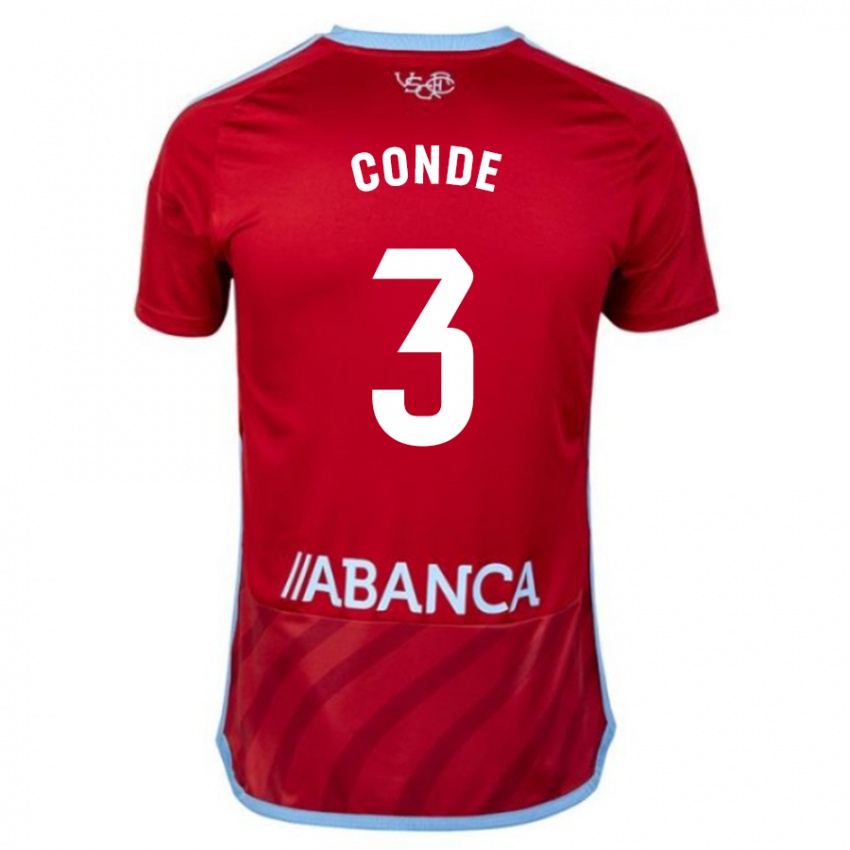 Niño Camiseta Martín Conde #3 Rojo 2ª Equipación 2023/24 La Camisa Perú