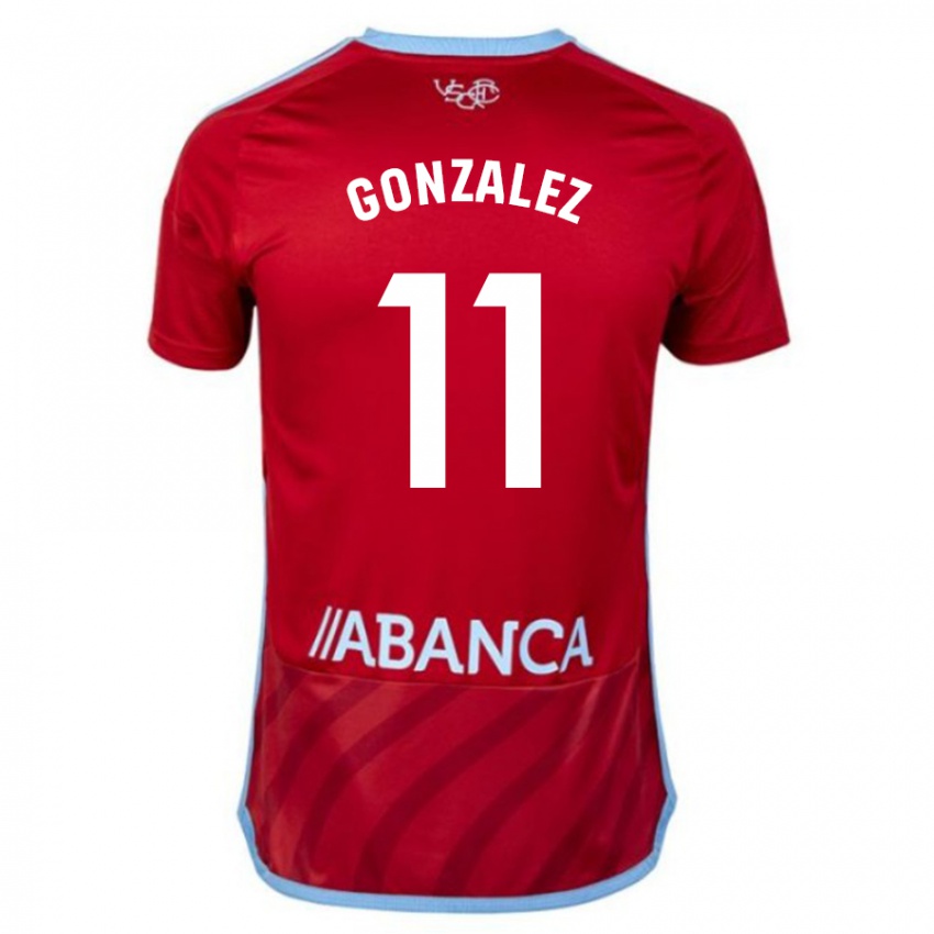 Niño Camiseta Alfon González #11 Rojo 2ª Equipación 2023/24 La Camisa Perú