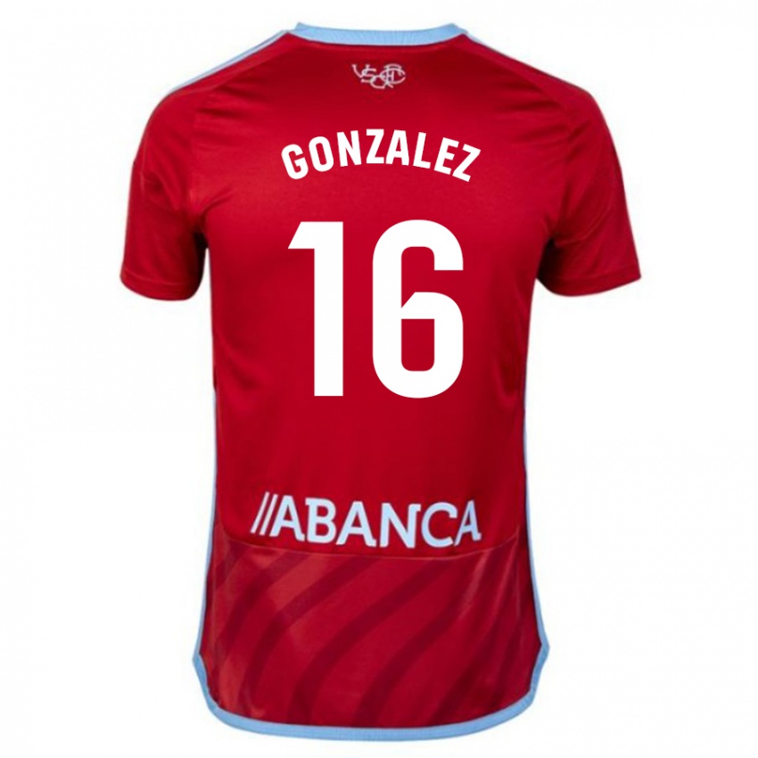 Niño Camiseta Dani González #16 Rojo 2ª Equipación 2023/24 La Camisa Perú