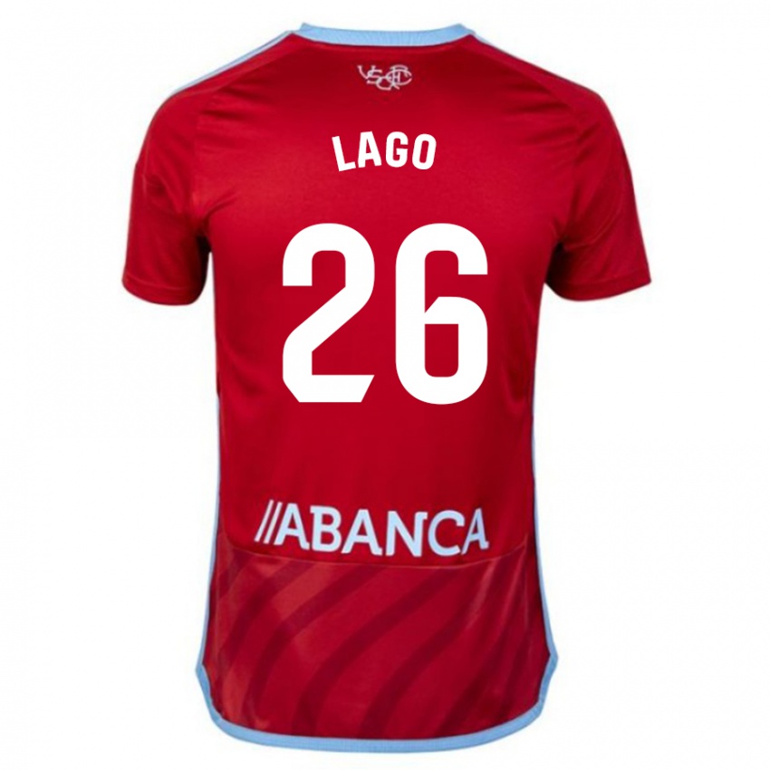 Niño Camiseta Yoel Lago #26 Rojo 2ª Equipación 2023/24 La Camisa Perú