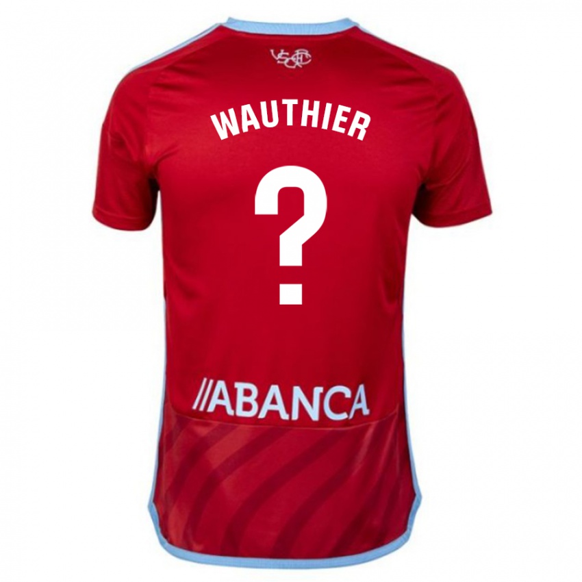 Niño Camiseta Hugo Wauthier #0 Rojo 2ª Equipación 2023/24 La Camisa Perú