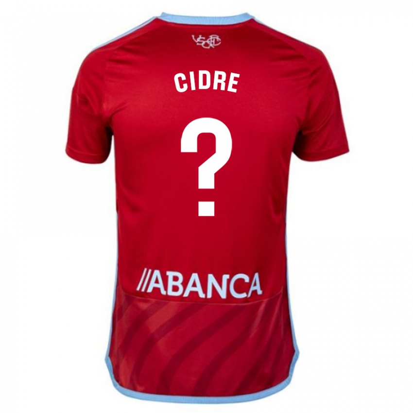 Niño Camiseta Xavier Cidre #0 Rojo 2ª Equipación 2023/24 La Camisa Perú