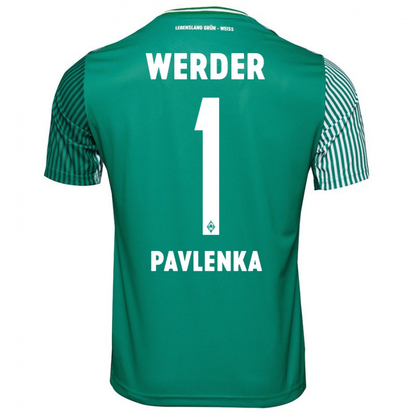 Hombre Camiseta Jiri Pavlenka #1 Verde 1ª Equipación 2023/24 La Camisa Perú