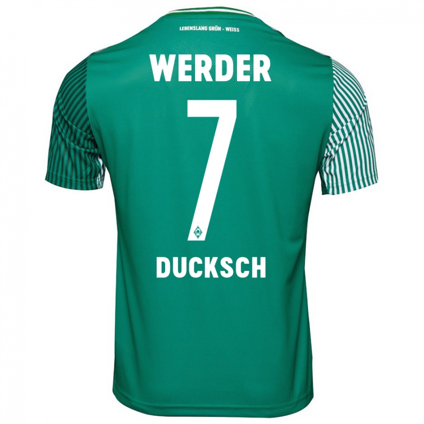 Hombre Camiseta Marvin Ducksch #7 Verde 1ª Equipación 2023/24 La Camisa Perú