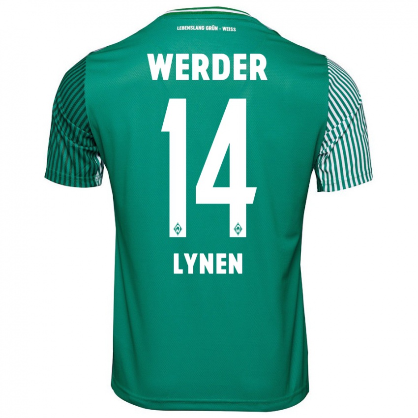 Hombre Camiseta Senne Lynen #14 Verde 1ª Equipación 2023/24 La Camisa Perú