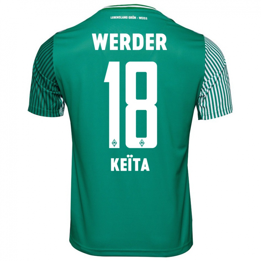 Hombre Camiseta Naby Keïta #18 Verde 1ª Equipación 2023/24 La Camisa Perú