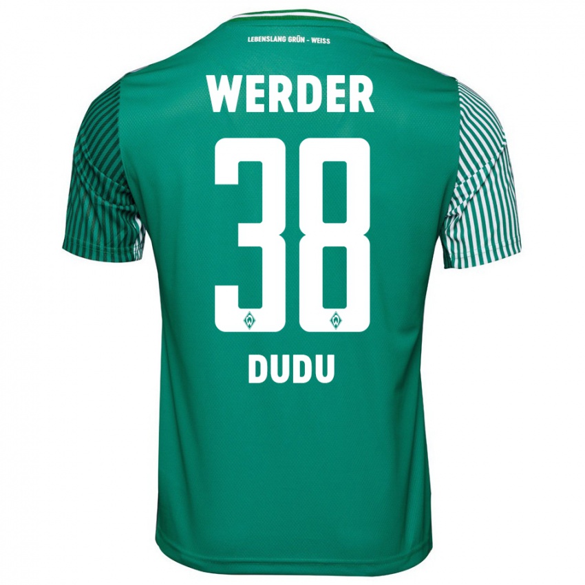 Hombre Camiseta Dudu #38 Verde 1ª Equipación 2023/24 La Camisa Perú