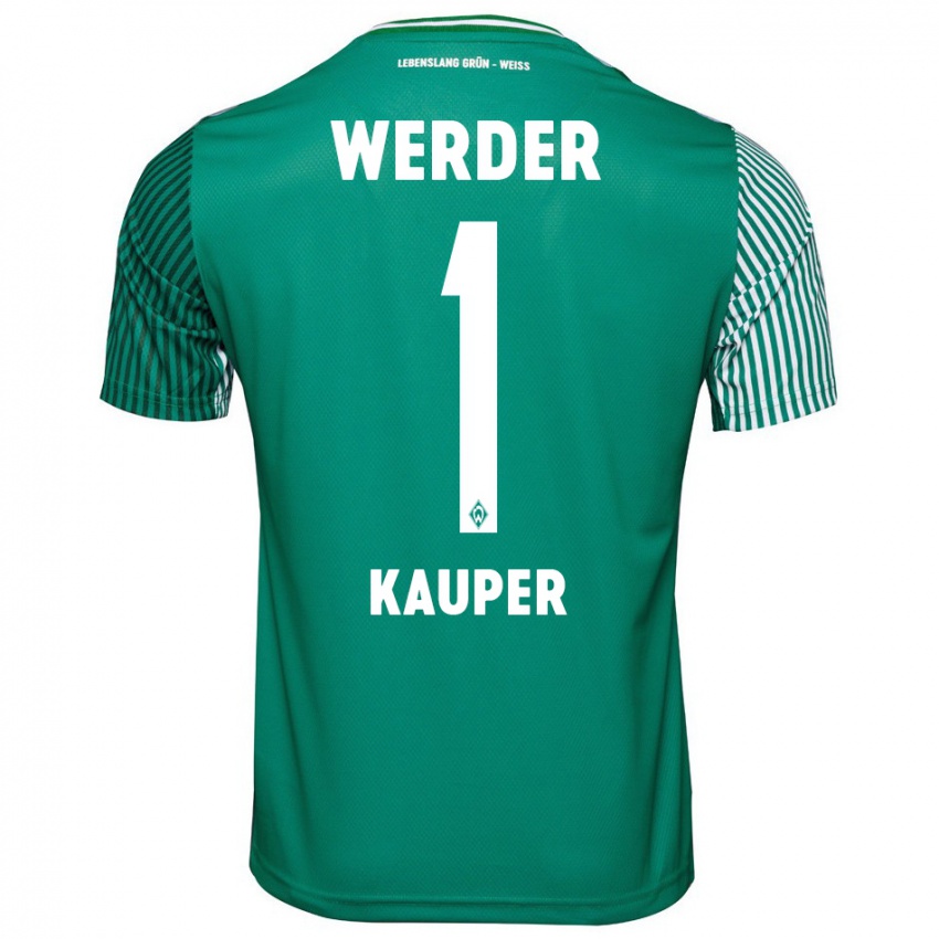 Hombre Camiseta Ben Käuper #1 Verde 1ª Equipación 2023/24 La Camisa Perú