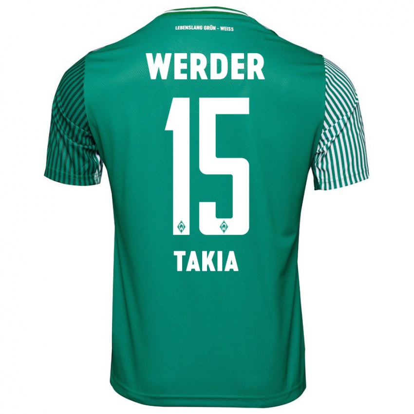 Hombre Camiseta Toirik Onlam Takia #15 Verde 1ª Equipación 2023/24 La Camisa Perú