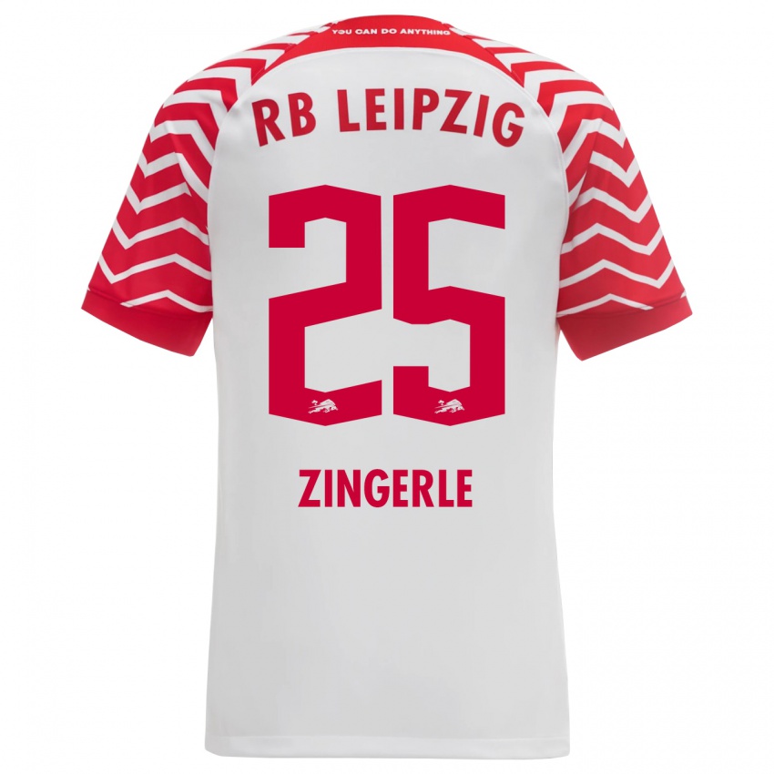 Hombre Camiseta Leopold Zingerle #25 Blanco 1ª Equipación 2023/24 La Camisa Perú