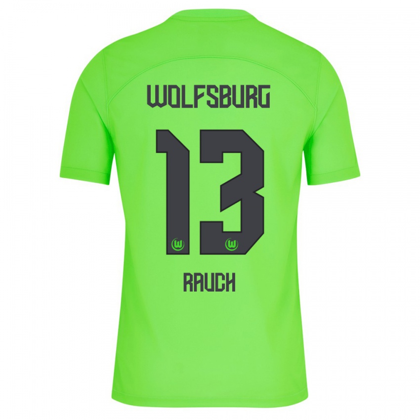 Hombre Camiseta Felicitas Rauch #13 Verde 1ª Equipación 2023/24 La Camisa Perú